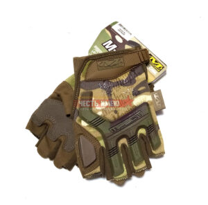 Тактические перчатки Mechanix M-Pact. Мультикам. Без пальцев.