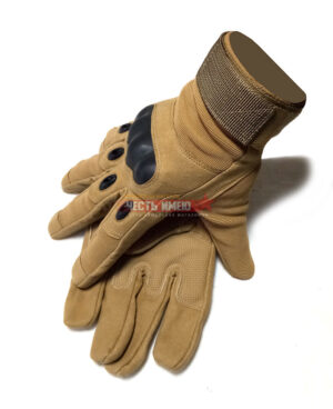 Тактические перчатки бежевые (песок) с пальцами